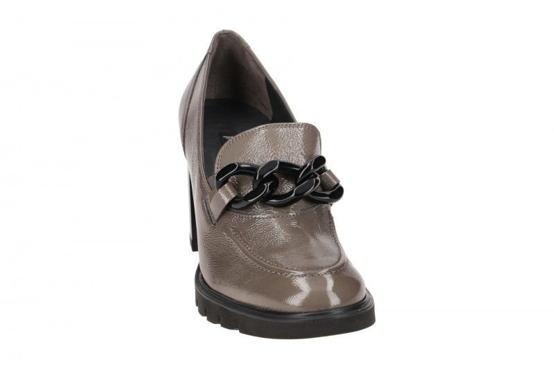 Paul Green Schuhe Hochfront-Pumps grau fango Lack 3794