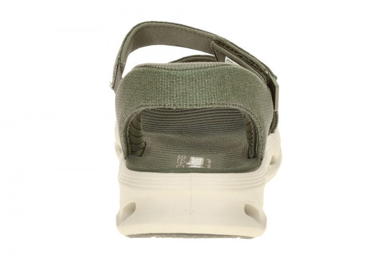 Skechers Sandalen Go Walk Gliede Step grün Slip-Ins 141269