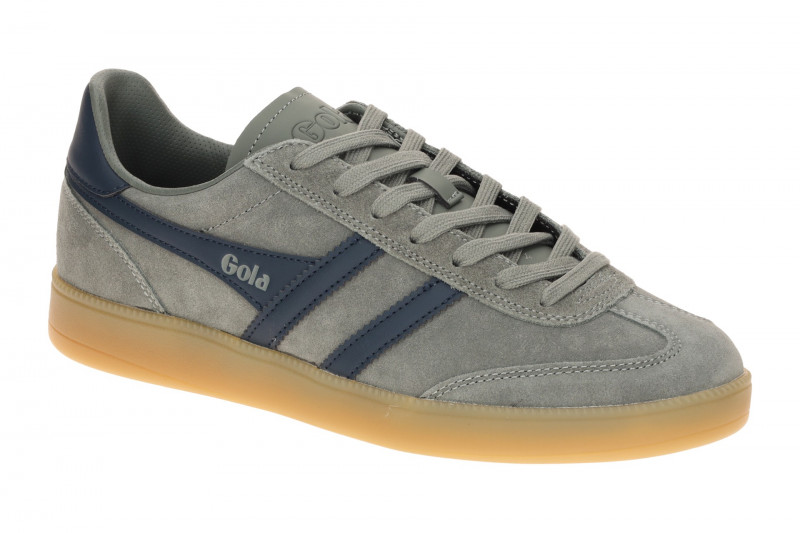 Gola Viper Schuhe Sneakers grau blau Herren Velour CMB735