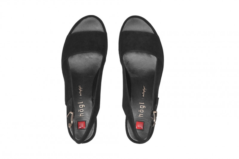 Högl Keil Sandale in schwarz