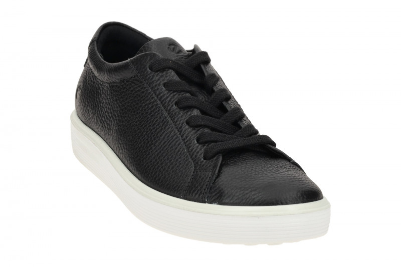 Ecco Soft 60 Schuhe Sneakers schwarz weiß Damen 219203