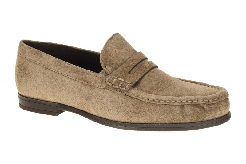 Paul Green Schuhe Slipper taupe braun Loafer 1228