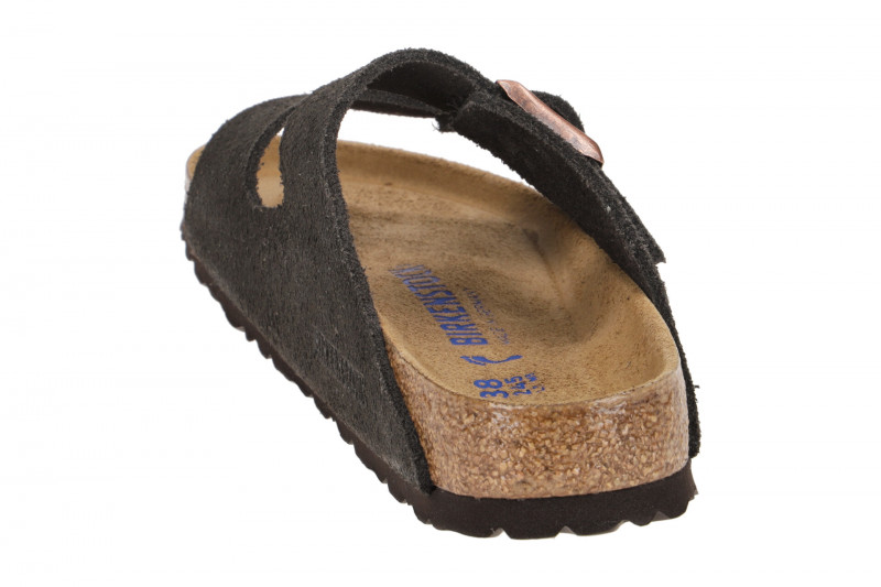 Birkenstock Arizona BS Pantolette dunkelbraun Schmal 951313