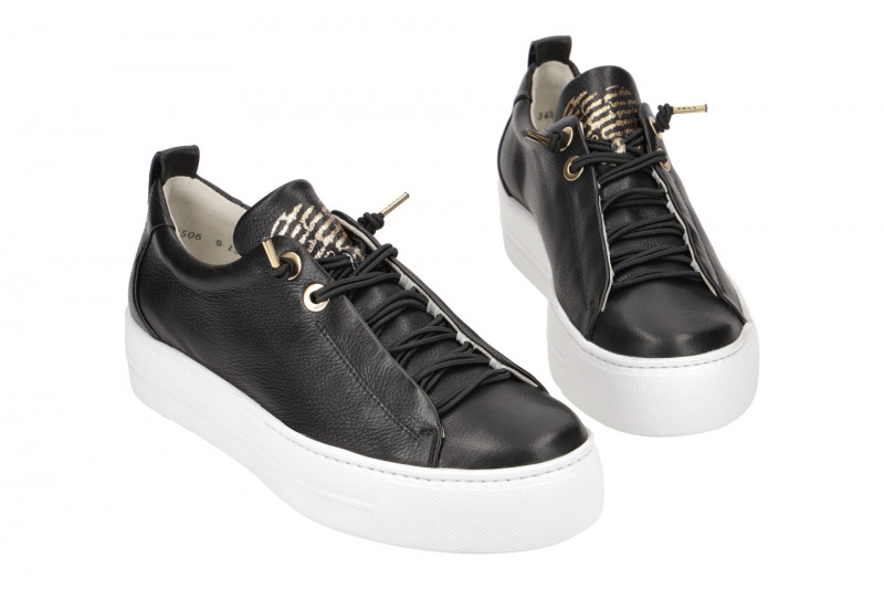 Paul Green Sneaker Schuhe schwarz weiß 5017