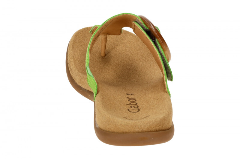 Gabor Zehentrenner Pantolette hellgrün 43.701.11