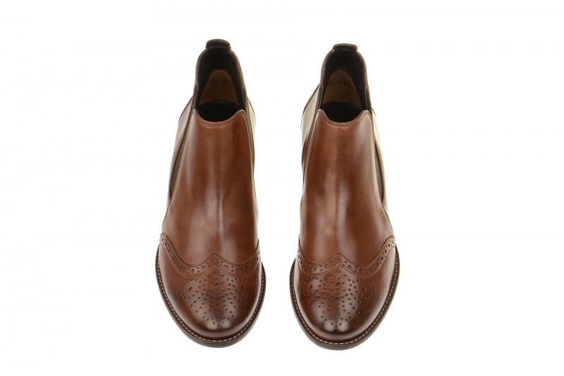 Paul Green Stiefelette braun Chelsea-Boot 7358