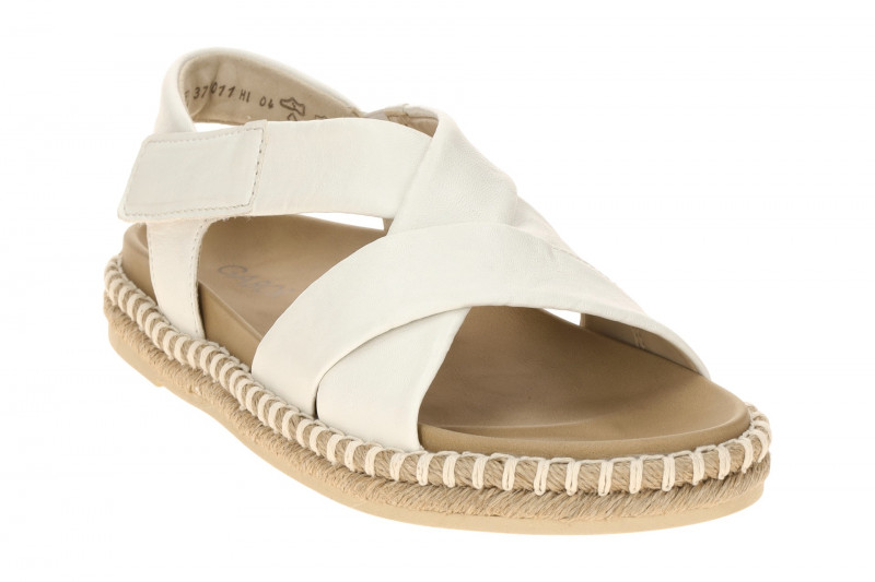 Gabor Sandale weiß latte Nappa Kreuzriemen 83.781.20