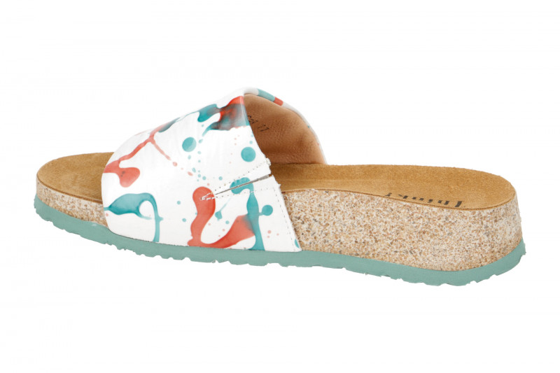 Think Koak Pantoletten weiß bunt 558