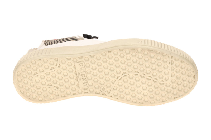 CRICKIT Sonia Stretch High Sneaker weiß Streifen