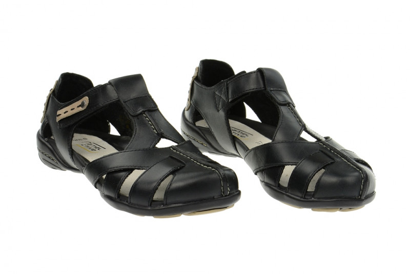 camel active Saturn-S Damen Sandale schwarz - 152.11.01