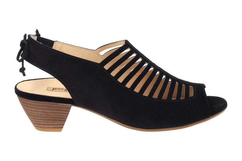 Paul Green Sandaletten dunkelblau Samt Velour 6589