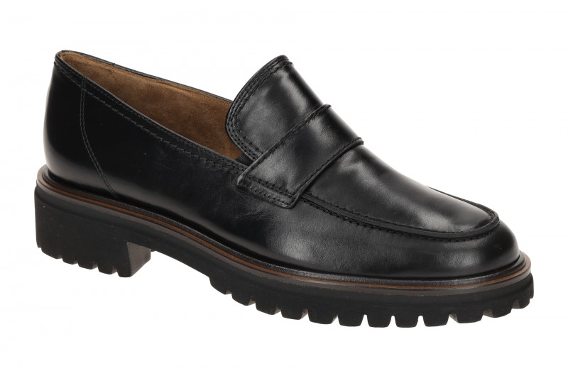 Paul Green Schuhe Slipper schwarz Plateau 2683