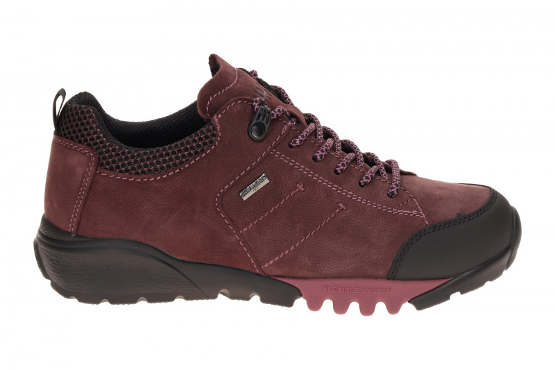Waldläufer Amiata Schuhe rot berry H-Weite wasserdicht