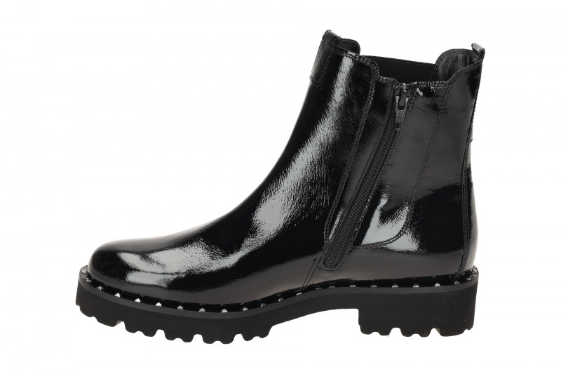 Gabor Stiefelette schwarz Ankle Boots Lack 51.750.97