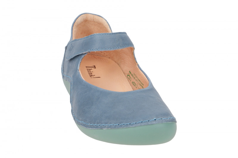 Think Kapsl Ballerina blau grün Mary-Jane 416
