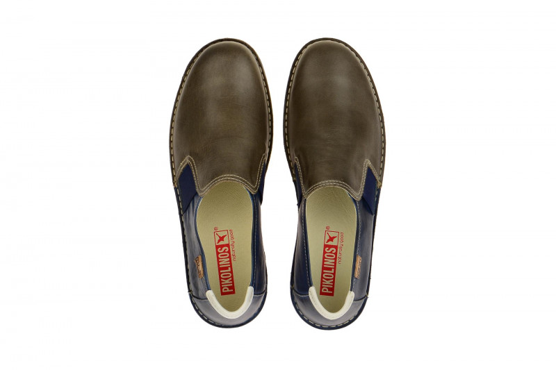 Pikolinos Slipper Santiago grau blau M7B-3079C1