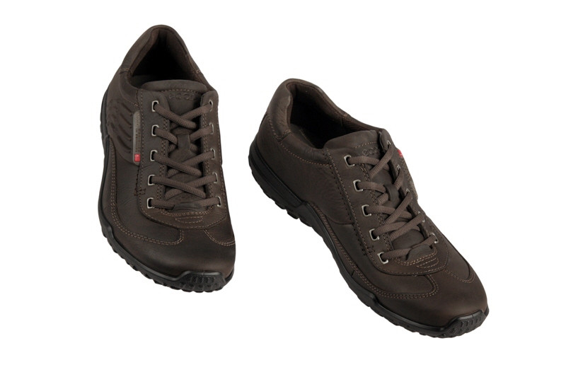 Ecco Terrano Schuhe dunkelbraun Herren Schnürer
