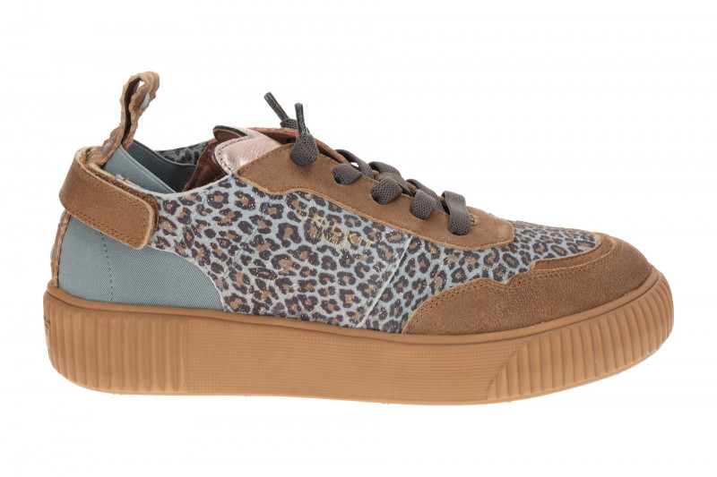 CRICKIT Paria Leo Stretch Sneaker blau braun