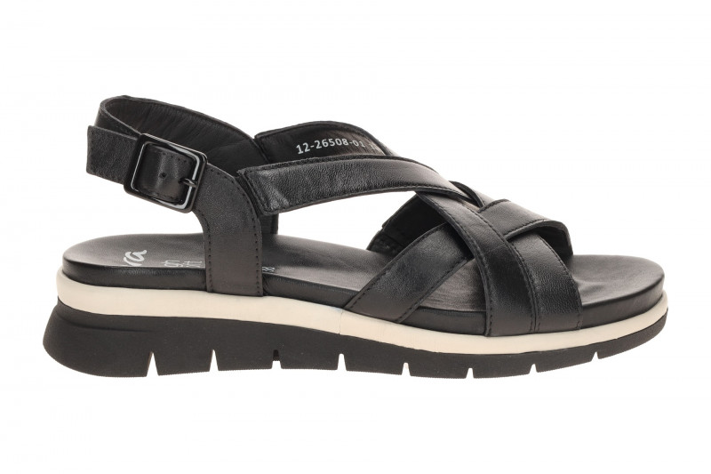 ara Cambridge Sandale schwarz Kreuzriemchen 12-26508