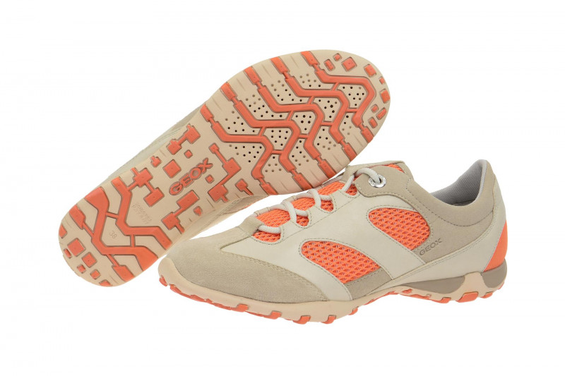 Geox Freccia Schuhe grau beige D52C0A