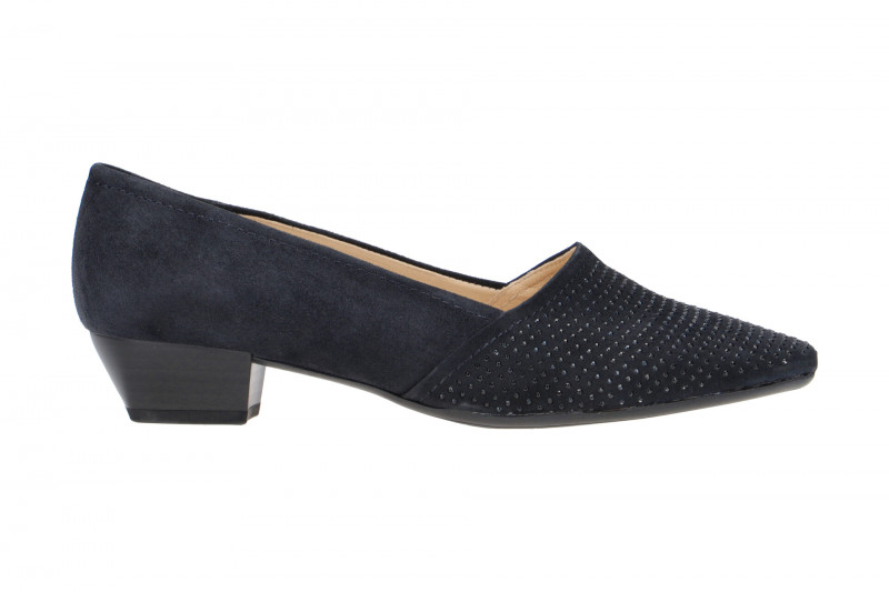 Gabor Pumps blau pazifik Samt 05.134.16