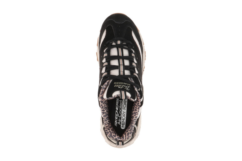 Skechers D´Lites Schuhe schwarz Leo 150877