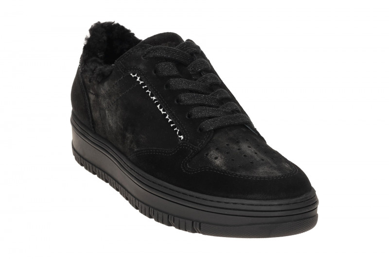 Paul Green Schuhe Sneaker schwarz Schimmer Warmfutter 5369