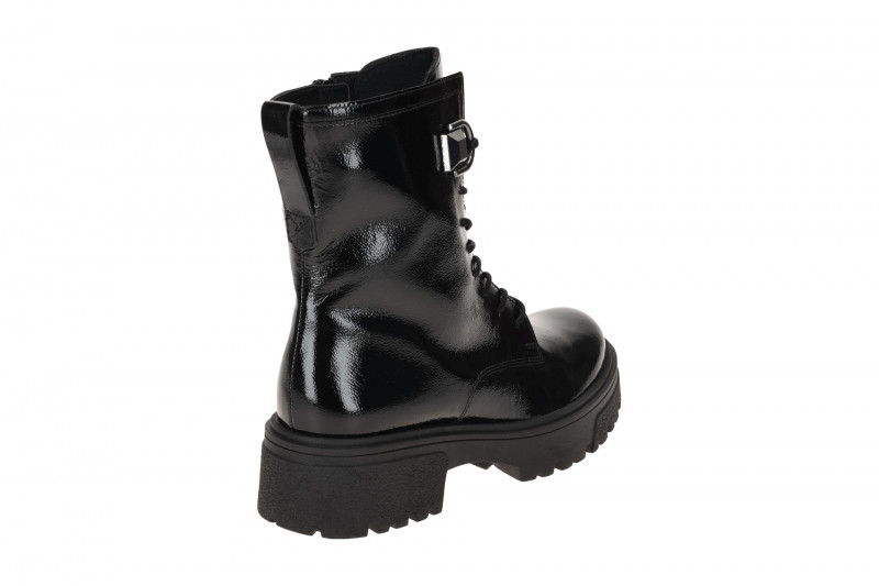 Gabor Fashion Plateau Stiefelette schwarz Lack 71.761.97