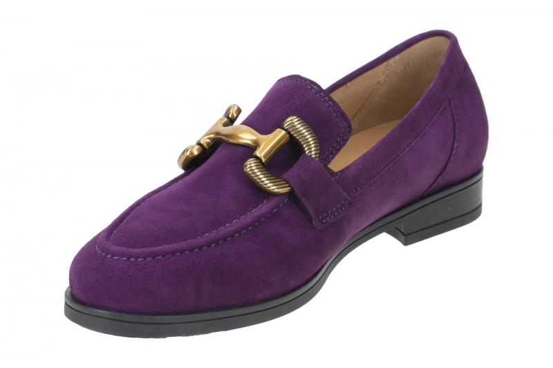 Gabor Florenz Schuhe Slipper lila Velour G-Weite 52.422.49