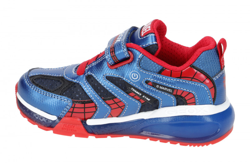 Geox BAYONYC Kinder Schuhe blau Spider-Man J269YC