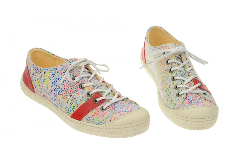 Eject Dass Schuhe weiß bunte Punkte Gr 36