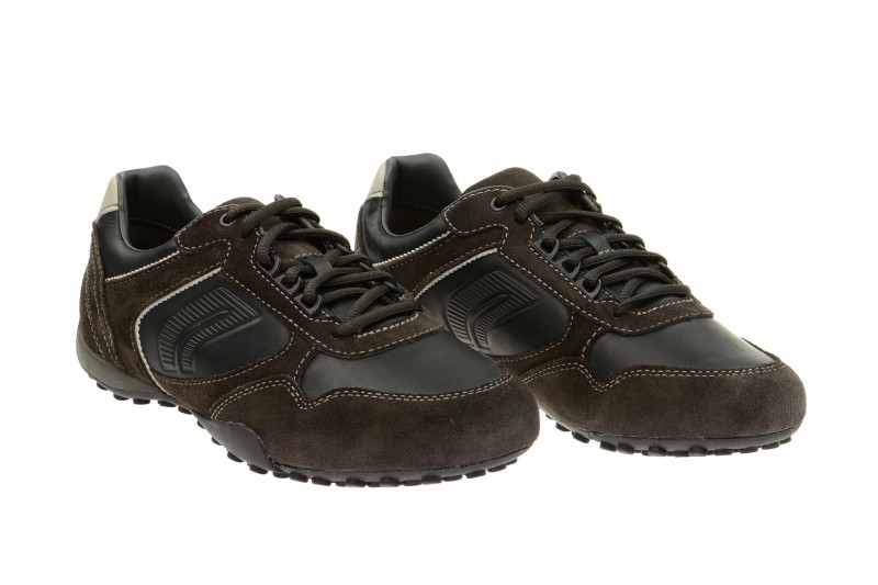 Geox Snake Schuhe schwarz grau U3407Q