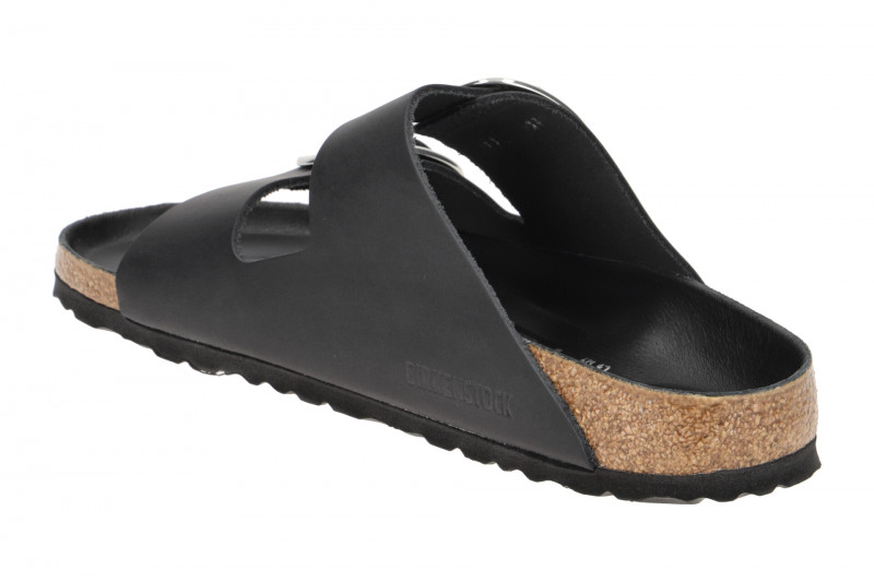Birkenstock Arizona Big Buckle Pantolette schwarz Schmal 1011075