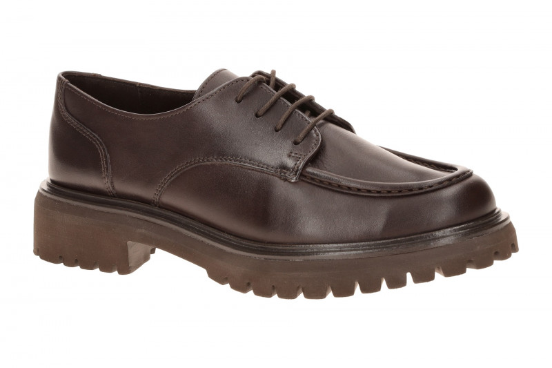 Paul Green Schuhe braun matt Plateau Loafer 1237