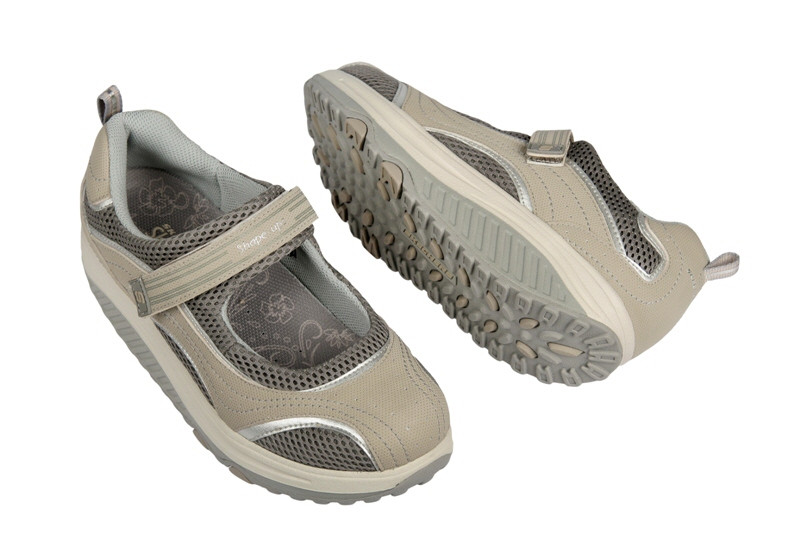 Skechers Shape ups Schuhe 11807/STSL beige grau