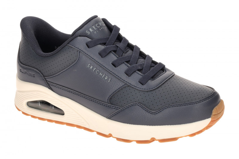 Skechers Uno Schuhe Sneakers blau Herren Slip Ins 183023