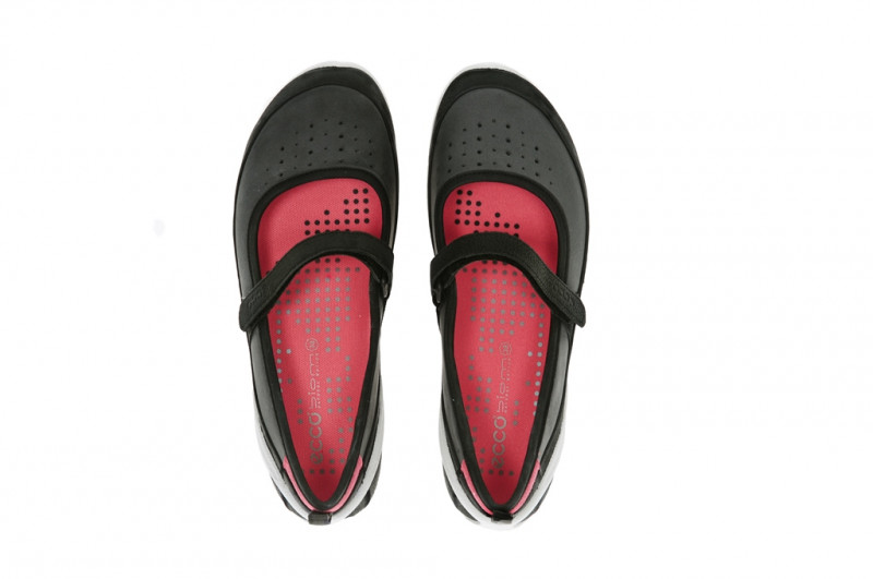 Ecco Biom Lite 1.2 Ballerina - schwarz grau - Mary Jane