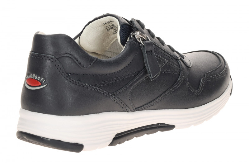 Gabor RollingSoft Schuhe blau Glattleder 86.978.56