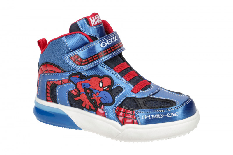 Geox Grayjay Kinder Schuhe blau Spider-Man J269YC