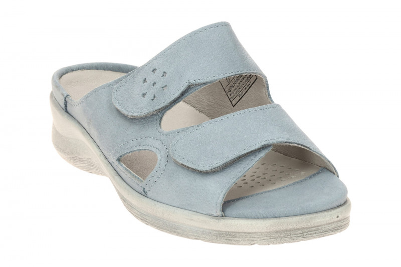 Waldläufer Merle Pantolette hellblau Glitzer 811503