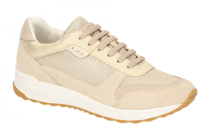 Geox Airell Schuhe beige gold metallic