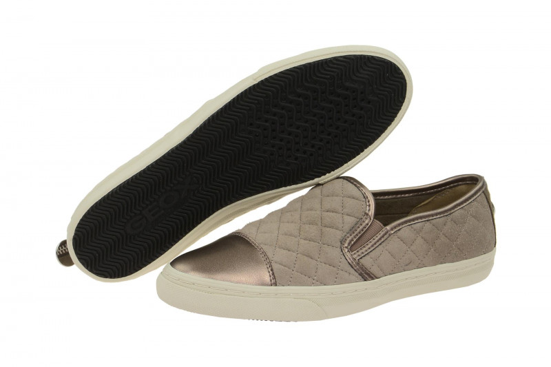 Geox New Club Slipper grau cream D5258C