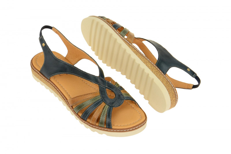 Pikolinos Sandalette Alcudia blau grün Gr 36