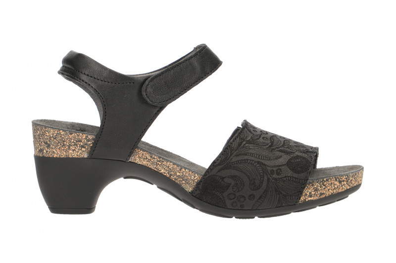 Think Traudi Sandale schwarz Laser