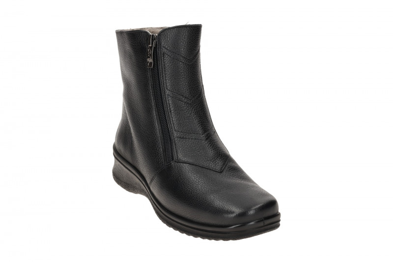 ARA München Winter Stiefelette schwarz H-Weite Lammfell 12-48539