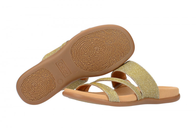 Gabor Pantolette platino gold metallic 83.703.62