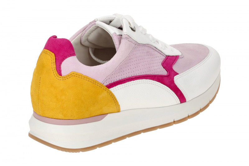 Gabor comfort Schuhe Sneaker weiß rosa 46.355.25