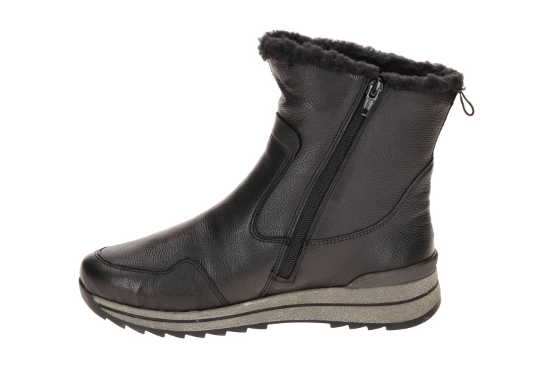 ARA Osaka Winter Schlupf Stiefel schwarz H-Weite 12-24591