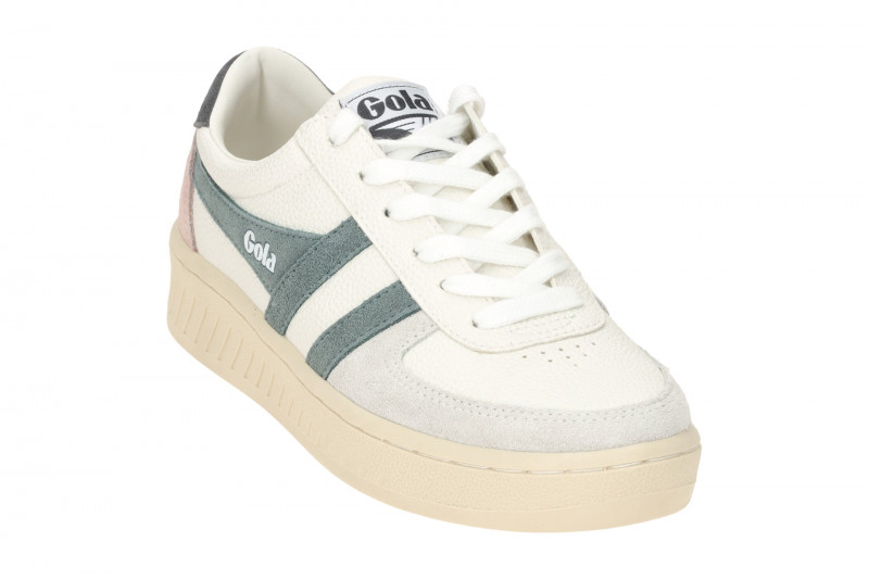 Gola Grandslam Trident Schuhe Sneakers weiß grün CLA415