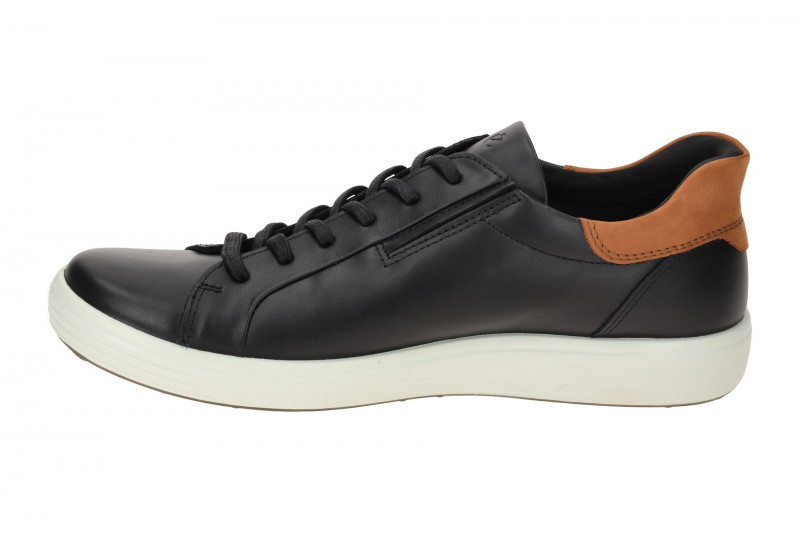 Ecco Soft 7 Schuhe schwarz Herren SLIP-ON Sneakers 470824